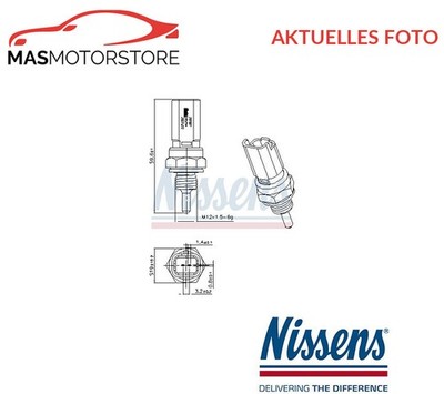 KÜHLMITTELTEMPERATURSENSOR NIEDRIGER NISSENS 207087 P NEU OE QUALITÄT