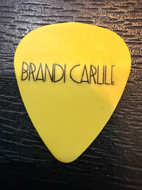 BRANDI CARLILE  #2   /  ONE SIDED /  TOUR  GUITAR PICK
