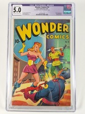 Wonder Comics #16 (1948) Schomburg Golden Age Comic Male Bondage Airbrush Reaper