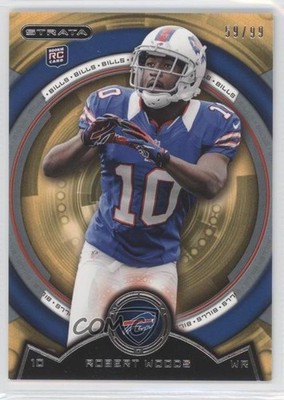2013 Topps Strata Gold 59/99 Robert Woods #15 Rookie RC 5e8