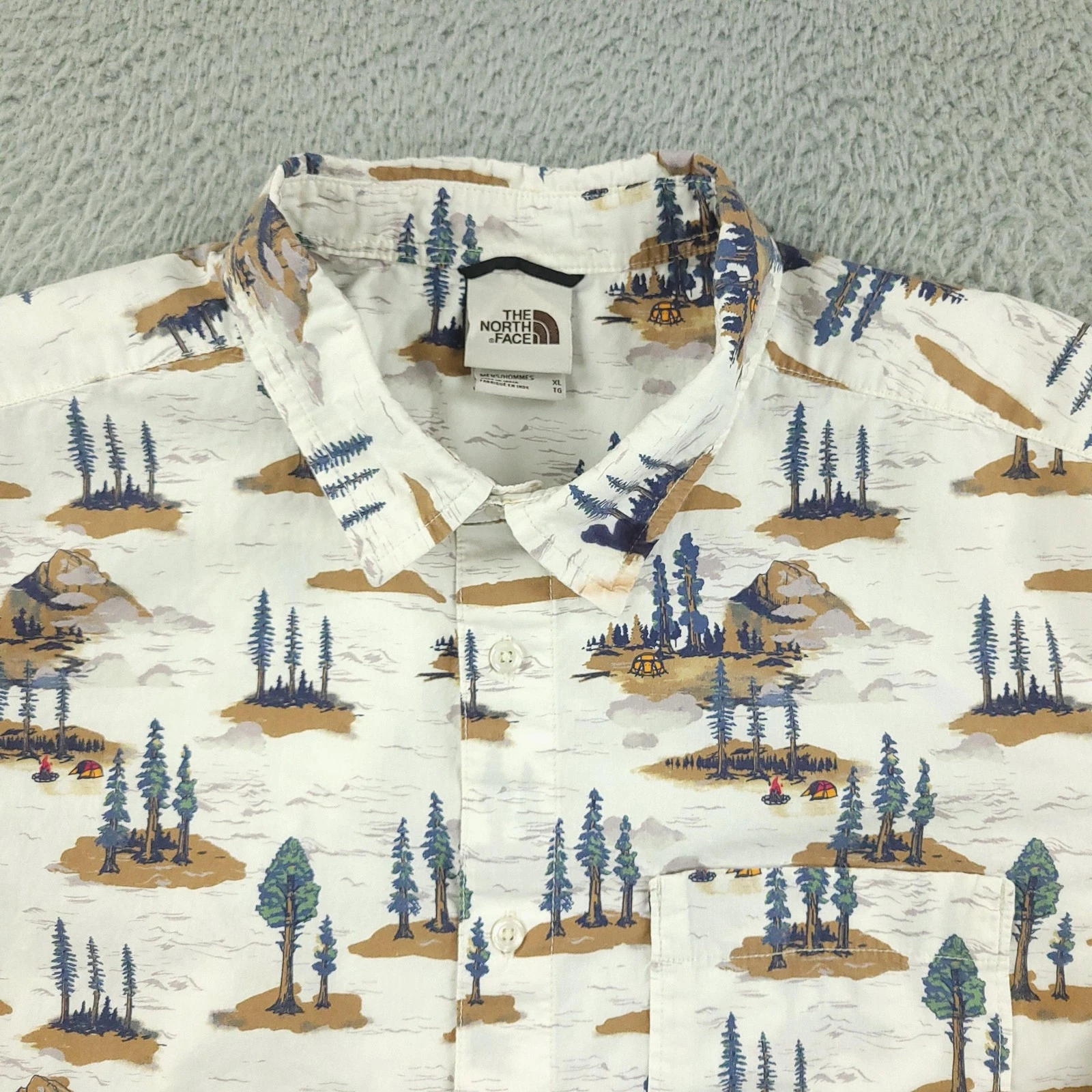 The North Face Shirt Mens XL White Camping Outdoor Short Sleeve Button Front
Opens in a new window o