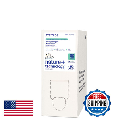 Attitude Liquid Laundry Detergent Refill Ewg Verified He Compatible Natural