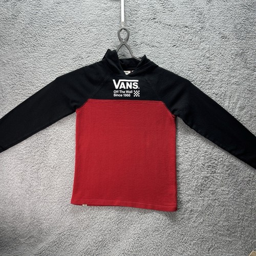 Vans Off The Wall Boys Hoodie Sweatshirt Gray Skateboard Long Sleeve Pullover M - Picture 10 of 16