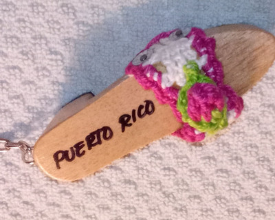 Novelty Keychain Puerto Rico Souvenir