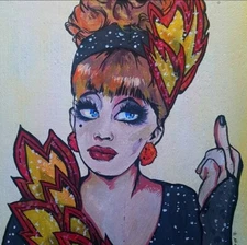 Bianca Del Rio limited matted giclee print - Gay art - Drag Queen