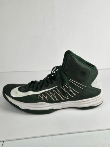 Nike Hyperdunk Verde/Blanco Talla 15 Top Alto 2012 Tenis Zapatos - Imagen 6 de 8