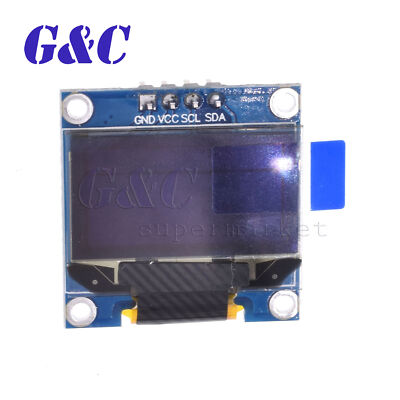 White 3-5V 0.96'' I2C Serial 128X64 OLED LCD LED Display Module for Arduino M94