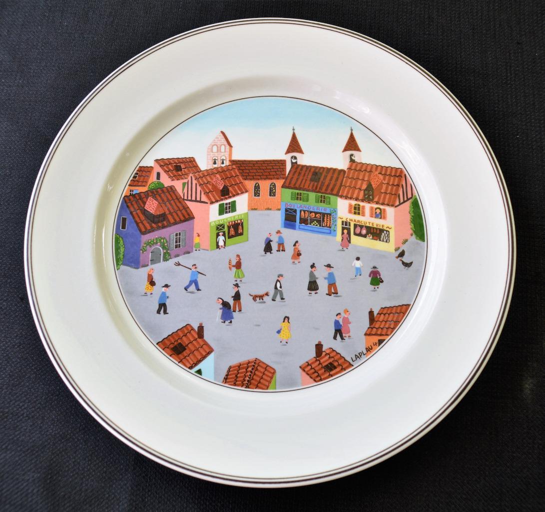 Vintage VILLEROY & BOCH Germany DESIGN NAIF LAPLAU-4 12 1/2”d