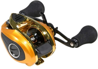 Favorite Fishing Soleus XCS SLSG7XL Gold Casting Reel - 7.3:1 Left Hand