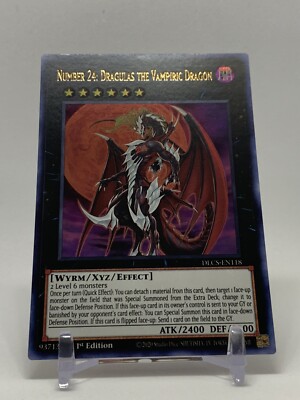 Yugioh! Number 24: Dragulas the Vampiric Dragon - DLCS-EN118