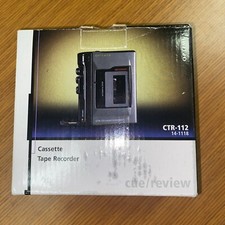 Radio Shack Cassette Tape Player/Recorder CTR-112. New.
