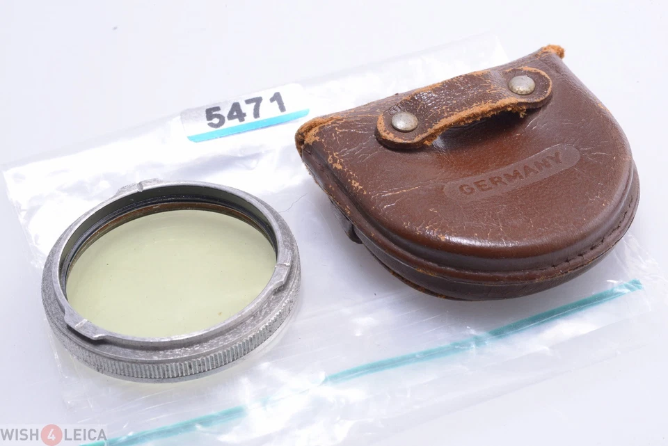 ✅ ROLLEI ROLLEIFLEX SPORT LIGHT YELLOW FILTER BAY. I, RI W/ CASE - Image 2 of 2