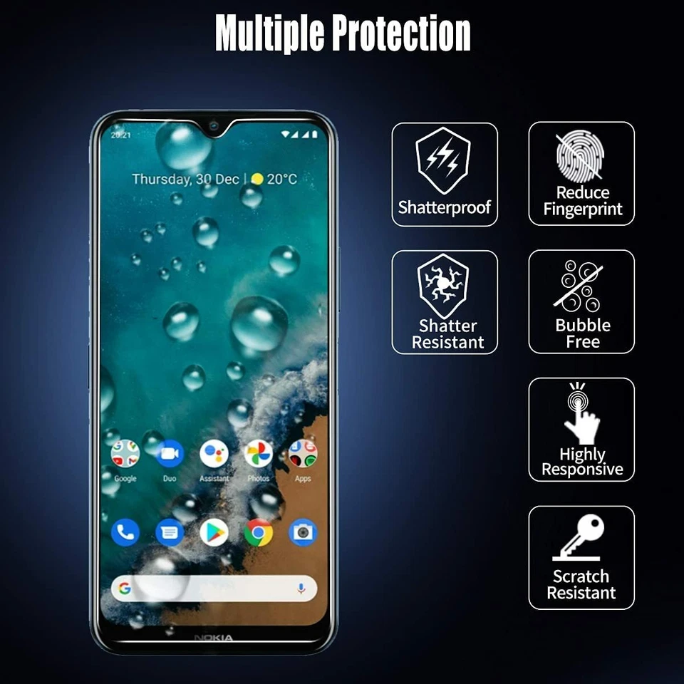 For Nokia G50 5G Caseswill Premium HD-Clear 9H Tempered Glass Screen Protector - Image 3 of 4