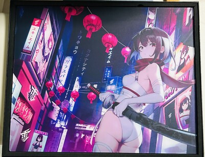 Yuki Aim Katana City Glass Mousepad Limited Large 2024 Japan | eBay