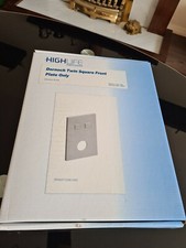 Highlife Bathrooms Dornoch Twin Square Front Plate Only Shower 13305