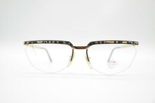 Vintage Sting 5035 Green Gold Multicolored Half-Frame Glasses Eyeglass Frame NOS