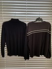 Men’s Long Sleeve Sweaters Shirt Size 1 Large & 2 Medium — photo 3
