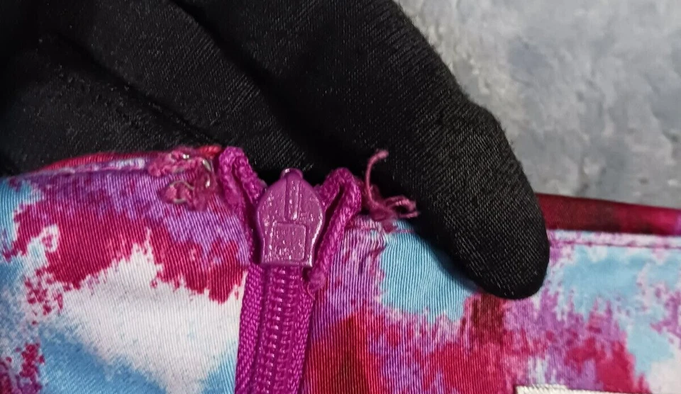 Suzi Chin Maggy Boutique Dress Woman 14W Purple Blue Pink Date Night Evening - Image 2 of 4