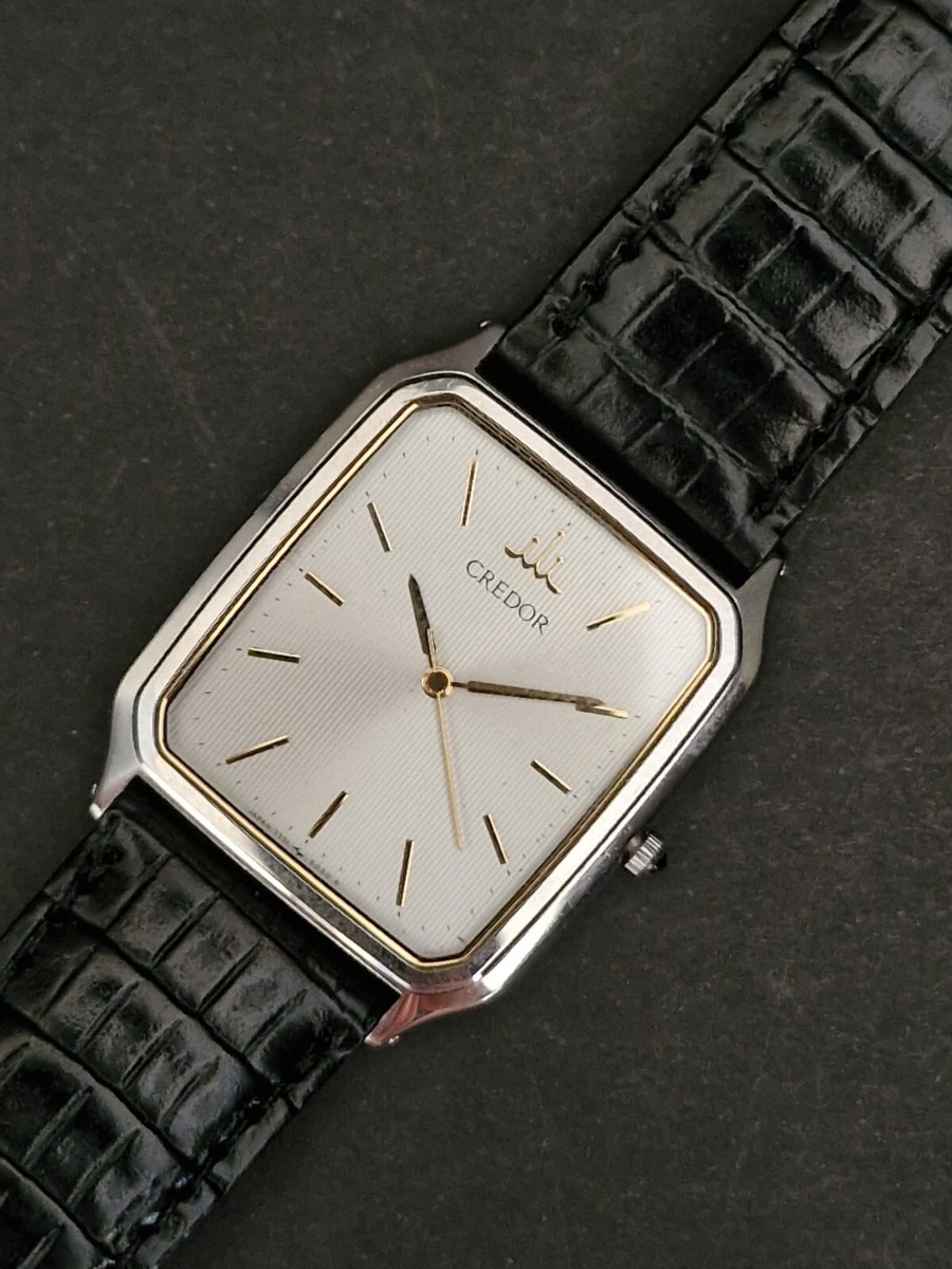 Seiko Credor 7771-5030 Square Silver Men's Watch Vintage Seiko Credor 7771-5030 Square Silver Men's Watch Vintage