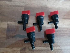 5x 1/4" 90 Degree Fuel Shut-Off / Cut-Off Valve For ATV Go Kart Bike Mowers