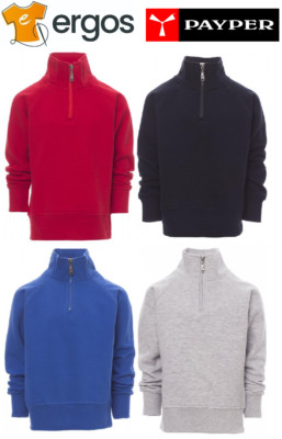 Payper ZICO+ Kinder Mädchen Sweatshirt mit Reißverschluss Strick Baumwolle Garzata Junge Mädchen