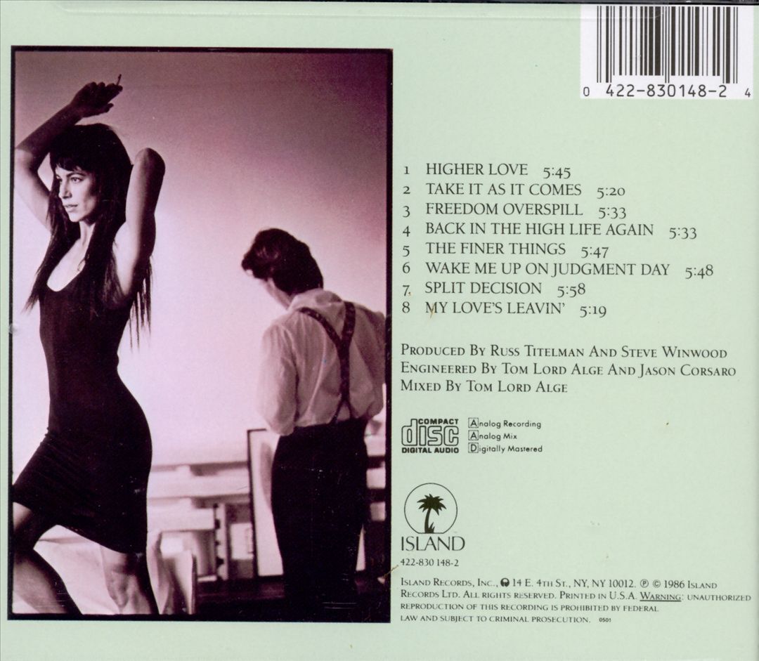 STEVE WINWOOD BACK IN THE HIGH LIFE NEW CD 42283014824 | eBay STEVE WINWOOD BACK IN THE HIGH LIFE NEW CD 42283014824 | eBay