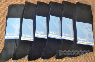6 Paar lange Herren Sanitärsocken Baumwolle Schottisches Garn Prisco Sanital