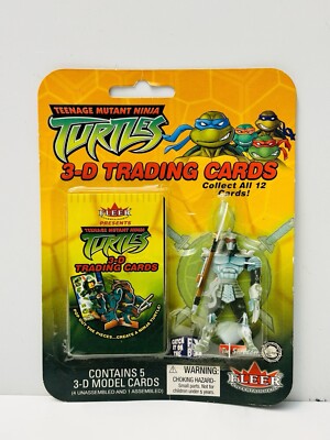 Teenage Mutant Ninja Turtles 2003 Fleer 3-D Trading Cards with The Shredder TMNT