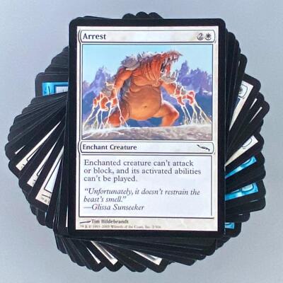 Magic The Gathering MTG - MIRRODIN COMMON Set - 110 Cards 1X X1 - MRD 2003