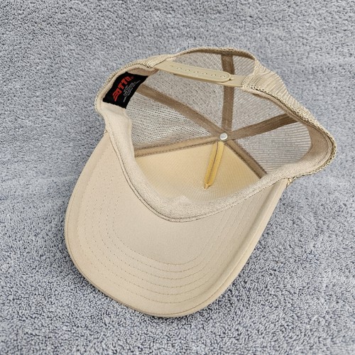 Grateful Clothing Company Trucker Hat Foam Mesh Snapback OSFM Beige Bar Logo - Picture 13 of 19