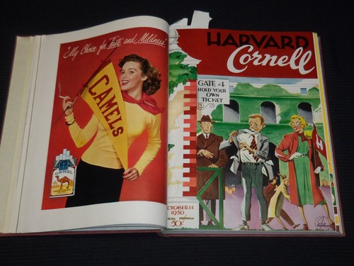 1950-1951 HARVARD A. A. NEWS BOUND VOLUME - 8 FOOTBALL PROGRAMS - KD 6359C - Picture 7 of 13