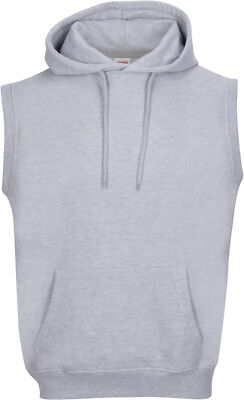 men's sleeveless pullover training hoodie