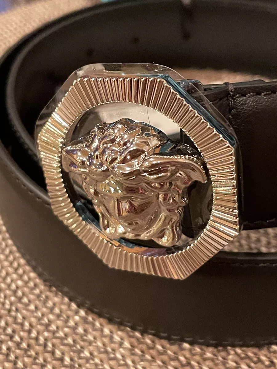 Versace Silver Medusa Head Belt Buckle