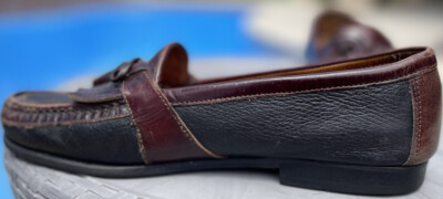 Johnston Murphy Passport Loafers Brown Leather Kiltie Tassel‎ Shoes Sz 10W Italy Johnston Murphy Passport Kiltie Tassel Loafer Shoes Brown  main image 4