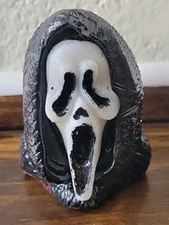 Vintage Bleeding Brains SCREAM Candle Bleeds Wax Blood Ghostface Mask Horror
