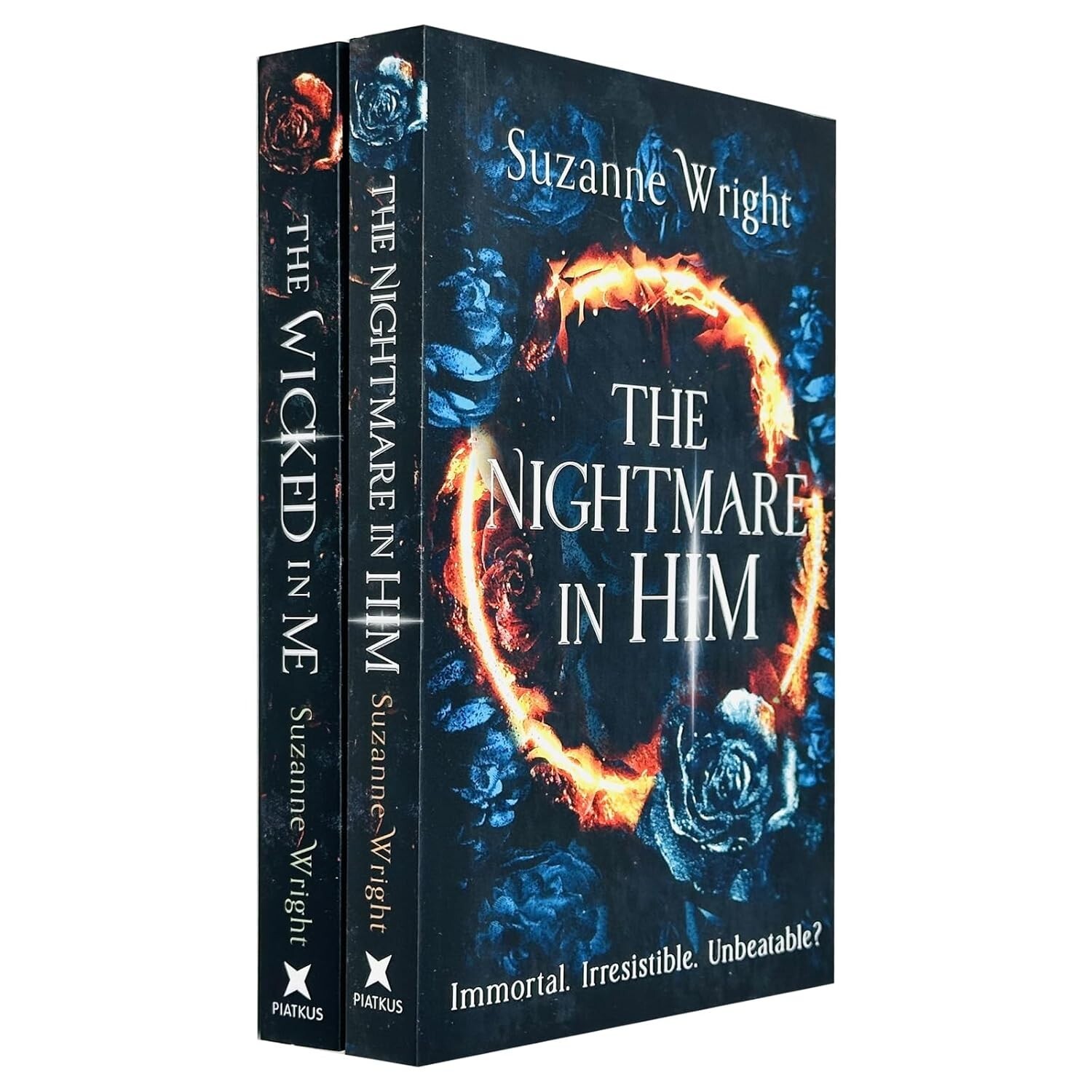Suzanne Wright Collection 2 Books Set Wicked In Me, Nightmare in Him