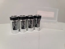  4 PANASONIC 123A   Batteries" DATE 09/2033  1550mAh   USA MADE 