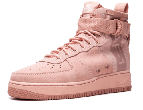 sf air force 1 mid coral stardust