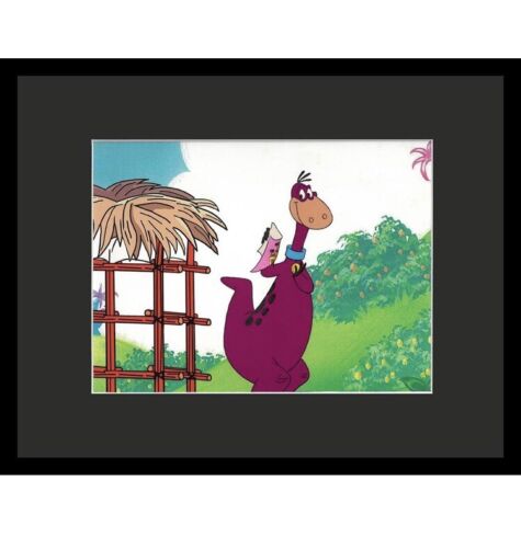 DINO Flintstones Production Cel/Drawing (Framed & Matted) Hanna-Barbera Cartoons - Picture 1 of 2