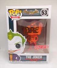 FUNKO POP HEROS # 53 THE JOKER ORANGE CHROME - BATMAN ARKHAM ASYLUM TARGET EXEC