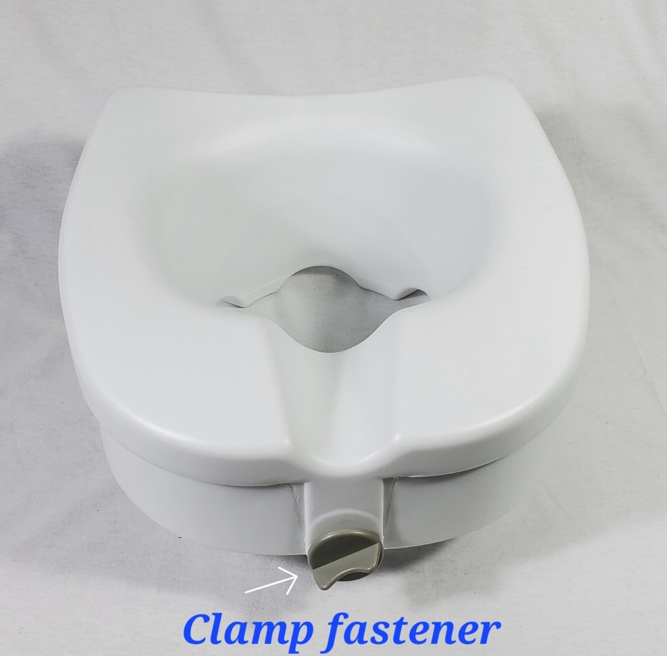 Invacare Raised Toilet Seat with Arms eBay