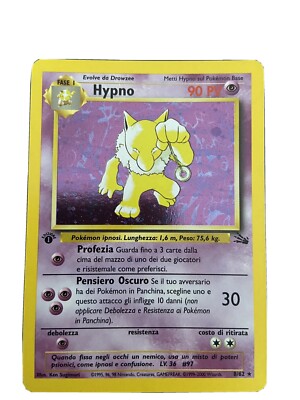 Pokemon Card Hypno Prima Edizione Fossil Mint Holo | eBay Pokemon Card Hypno Prima Edizione Fossil Mint Holo | eBay