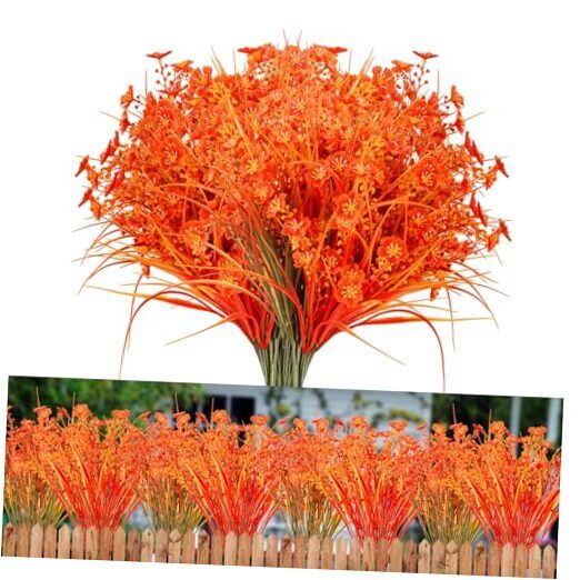 12 Bundles Artificial Fall Flowers Fake 12Bundles Mix Fall Colors(daisy)