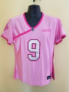 womens pink saints jersey