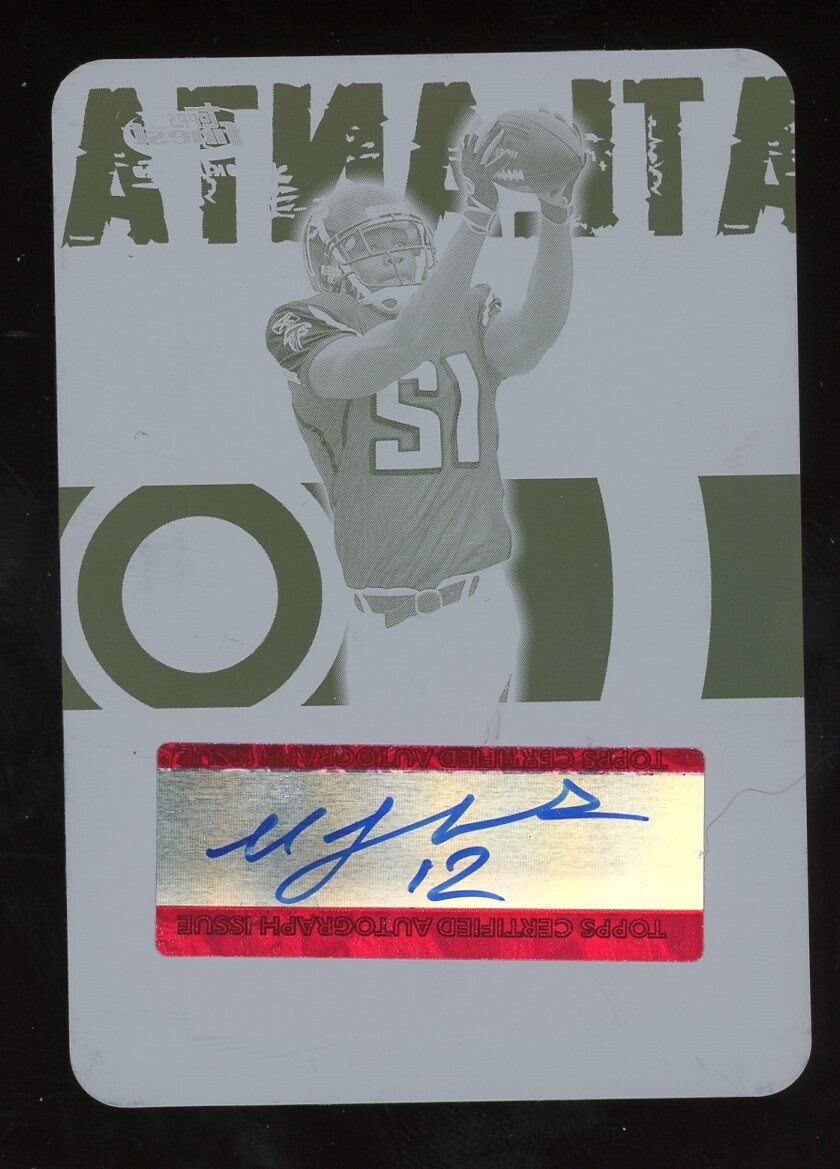 Michael Jenkins Finest #122 Autograph