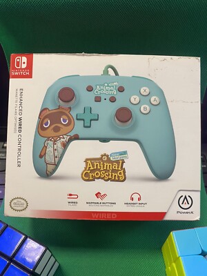 Nintendo Switch Animal Crossing Themed Power A Wired Controller