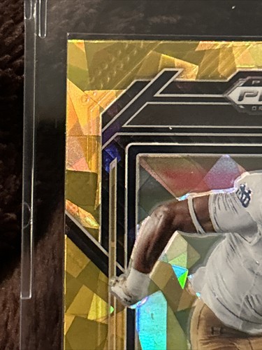 2023 Panini Prizm Draft Picks Isaiah Foskey RC Gold Cracked Ice Prizm No. 183 MT - 第 5/6 張圖片