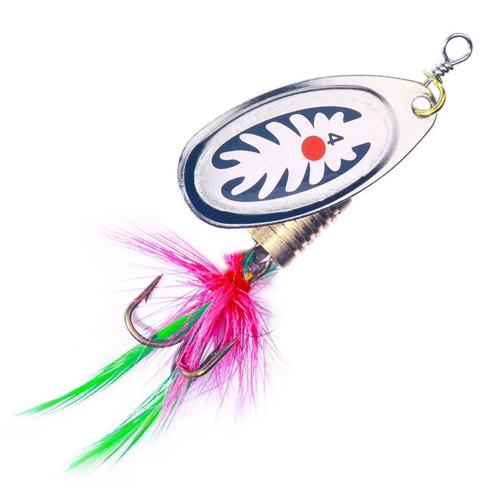 16PCS Lot Fishing Lures Bait Metal Crankbait Blade Spinner Bait Spoon Bag Kit`US - Image 4 of 4