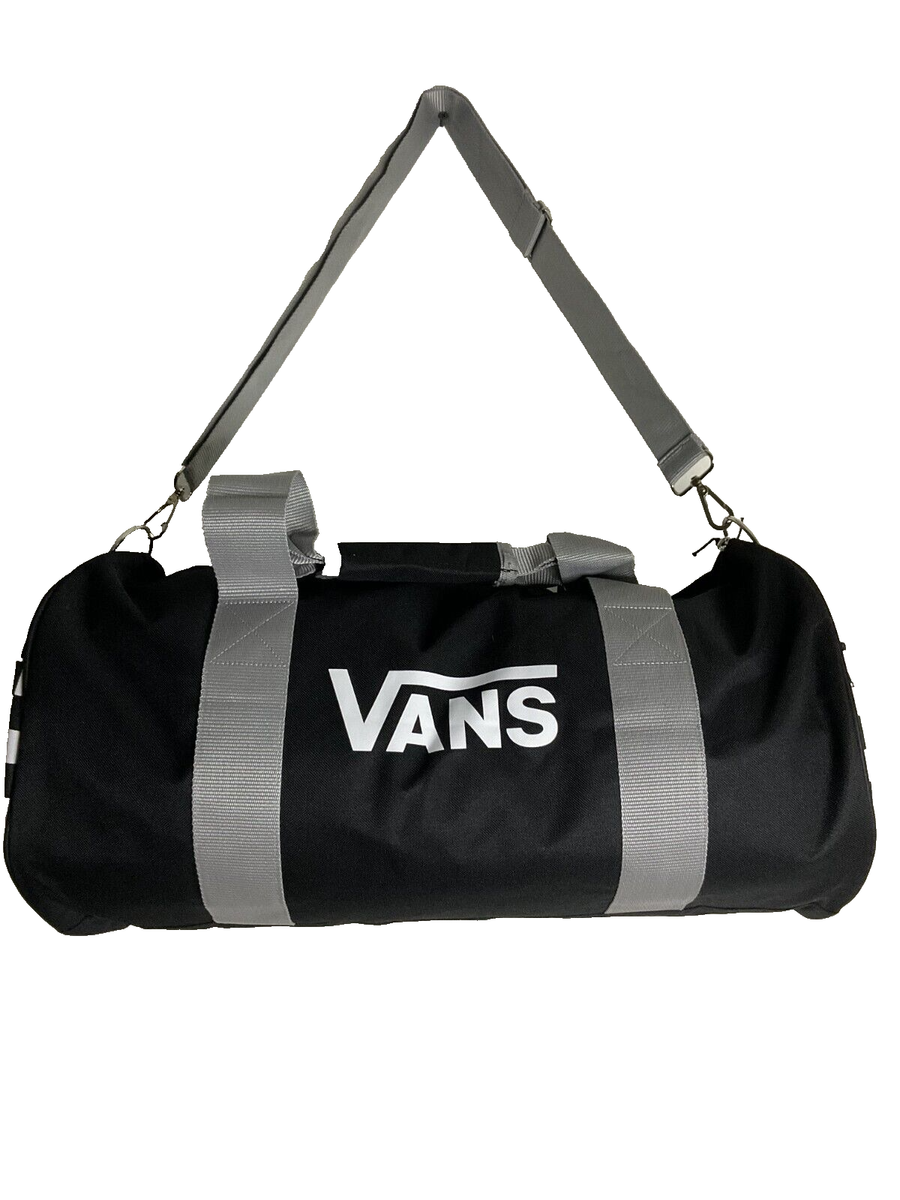 Vans Unisex Adult Duffle Bag Gym Travel Skate Black/White