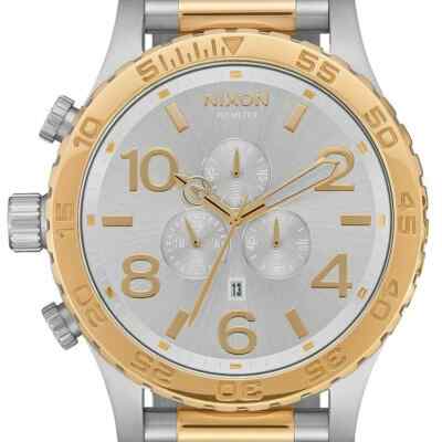 NEW NIXON WATCH Time Teller Solar Watch | Chocolate / Cappuccino | Unisex  main image 2